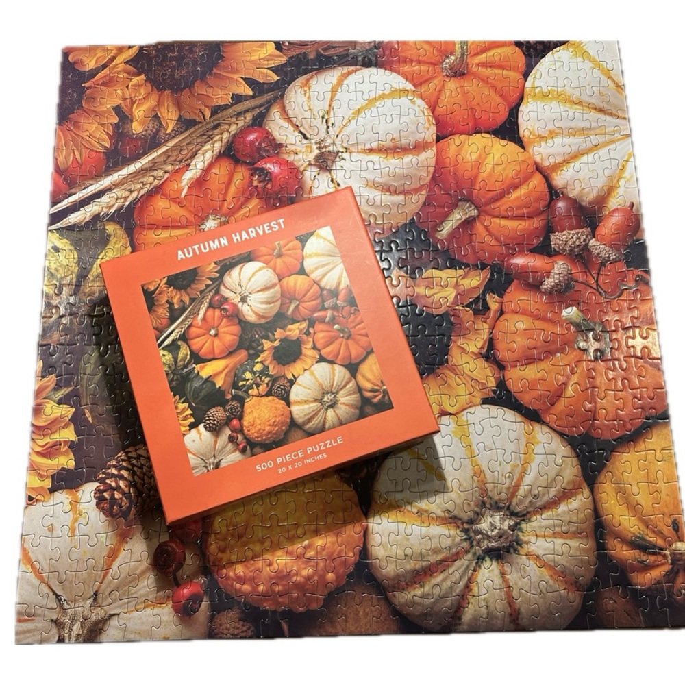 Autumn Harvest 500 Piece Puzzle